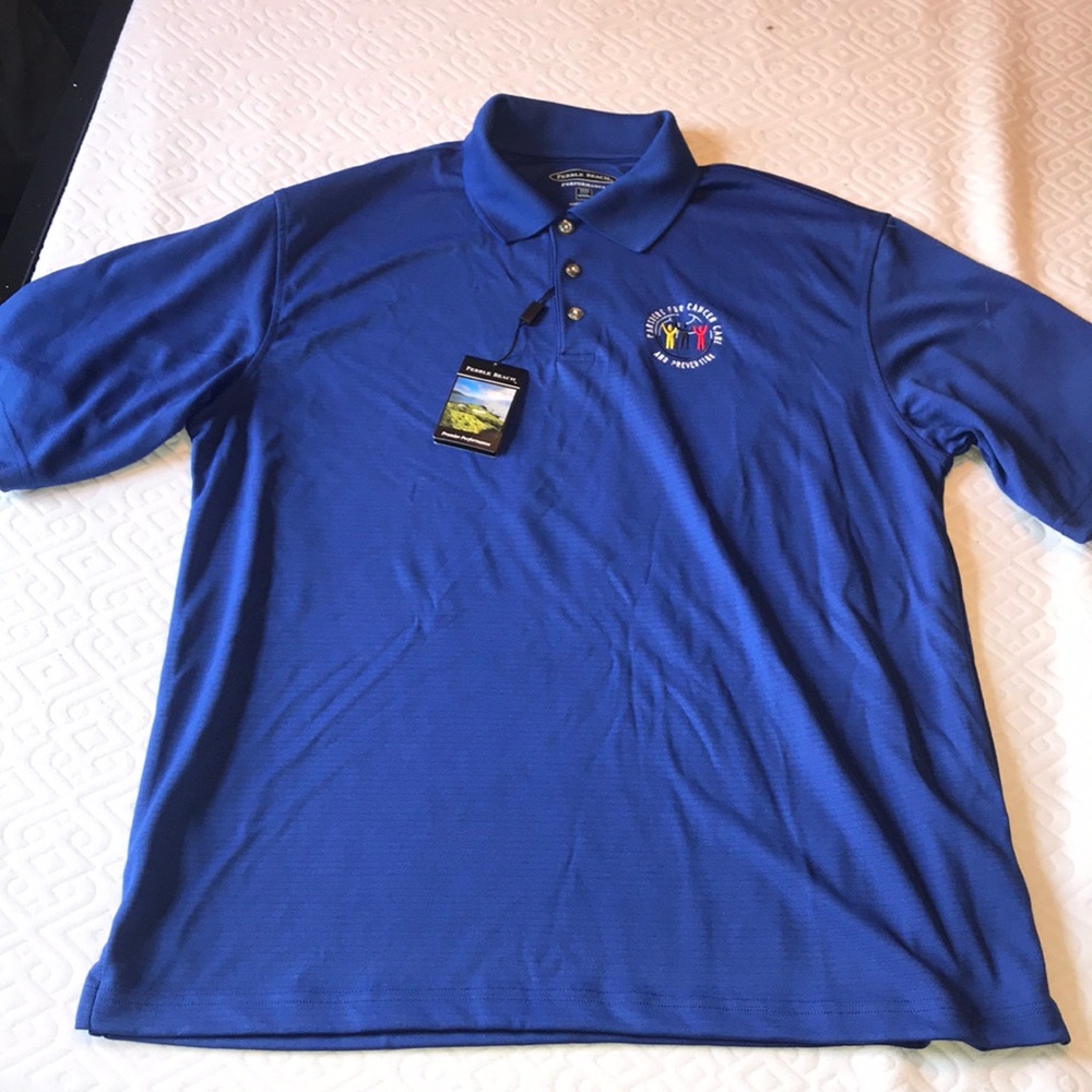 NWT Pebble Beach Performance Golf Polo